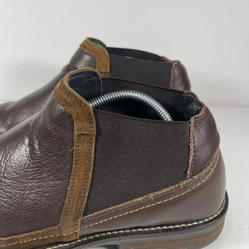 Naot Men's Leather Slip-On Chelsea Boots - Brown - Size EU 45 / US 12